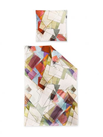 Satin Bettwäsche Set Wave 8889-90 multi