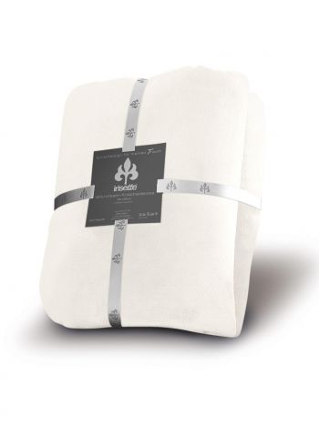 Microfaser Kuscheldecke Uni Relax 8900-10 schnee