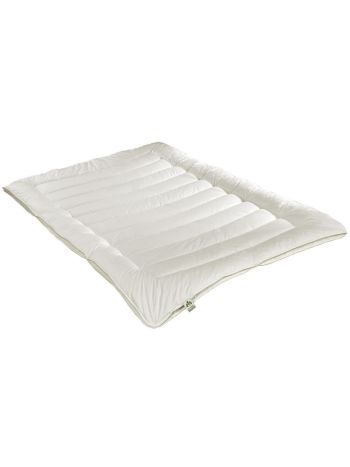 Ökofaser Steppbett 4 Jahreszeiten Aerelle Blue 0160-10 weiß