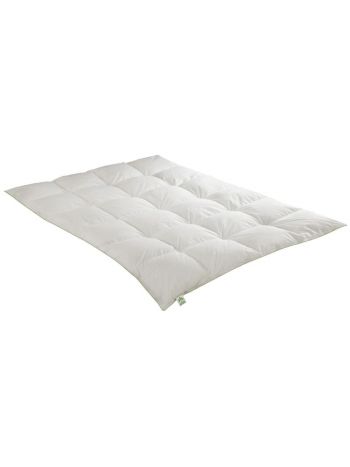 Daunensteppbett warm Daune 2370-10 weiß