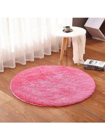 Runde Teppiche, ultraweiche Teppiche, zotteliger Kreis, Spielhausteppich, einfarbig