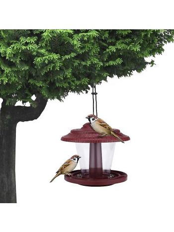 Hängender Futterspender für Wildvögel im Freien, Kunststoff zum Aufhängen im Freien