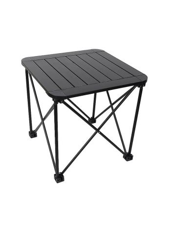 Outdoor Camping Outdoor Klappbarer tragbarer Tisch (schwarz)