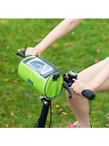 Outdoor-Fahrrad-Lenkertasche für den Außenbereich, tragbar, wasserdicht, grün