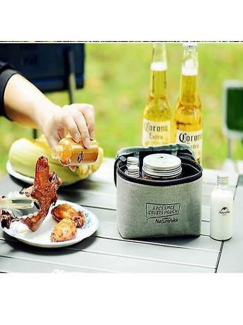 Outdoor Picknick Grill Tragbare Gewürz Flasche Kombination Set Gewürz Box Gewürz Kann Lagerung Tasche Reise Camping Liefert