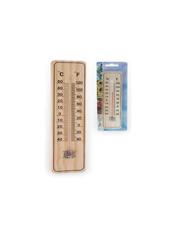 Umweltthermometer Progarden Innen/Außen 20 cm Holz